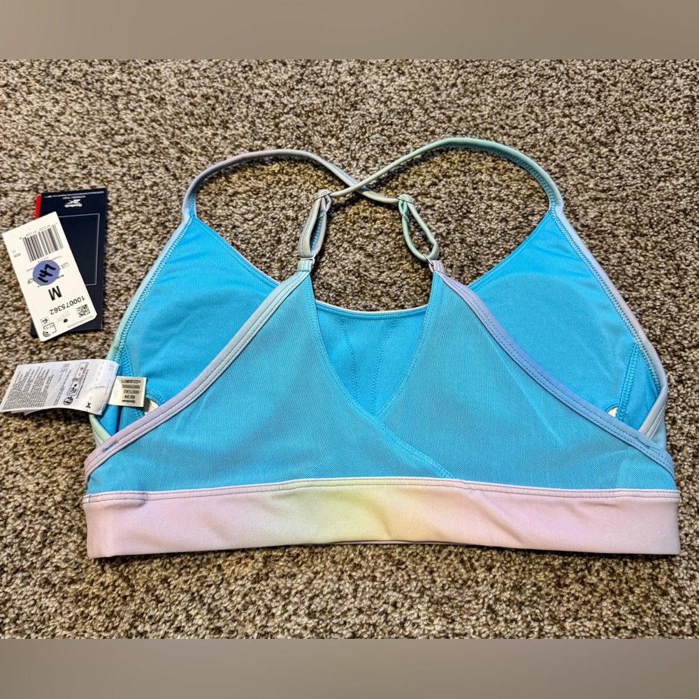SALE🎉 Reebok Blue Sports Bra with Racerback Design - Picture 5 of 7
